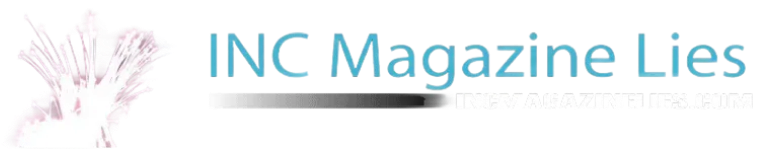 INC Magazine Lies logo with spark design